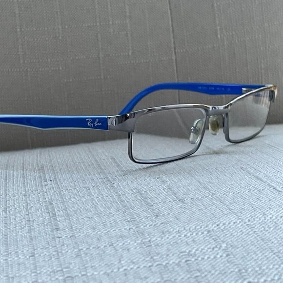 Ray-Ban Youth Eyeglasses Frame Gunmetal/Blue Tone Glass Frame RB1032 45[]15 125 - Picture 1 of 12